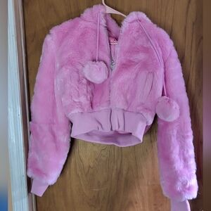 Sugar Thrillz Pink Cropped Jacket